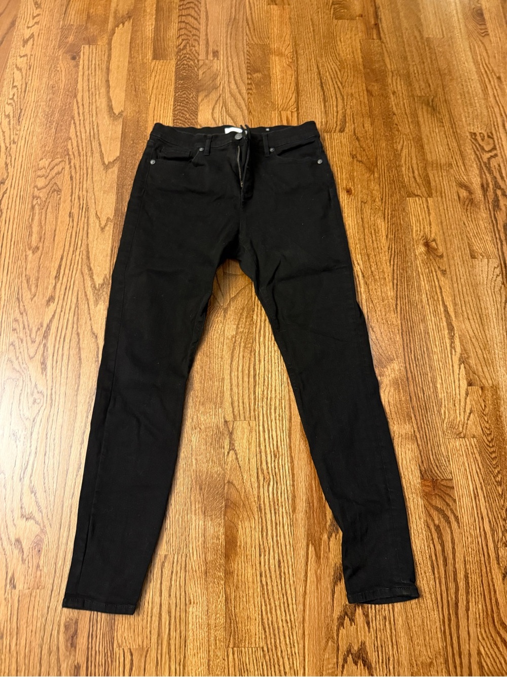 LOFT Ladies’ Black Skinny Fit Ankle Jeans 28” inseam